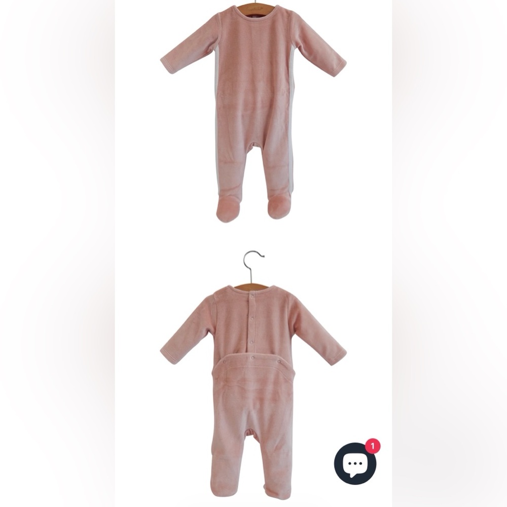 Cozy Pink Kids Footie Pajamas